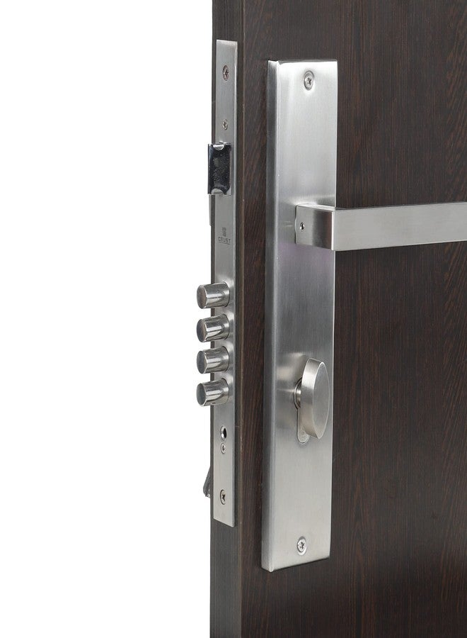 Crust SS304 Mortise Lever Door Handle Lockset with One Side Knob and One Side Key Cylinder and Lock Body - Image 3